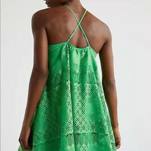 Anthropologie: Halter lace mini dress with pockets (currently sold out online) - Picture 3 of 9